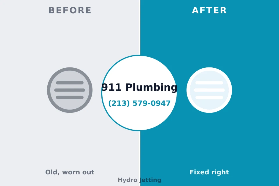Before and after: plumbing repair Porterdale, GA